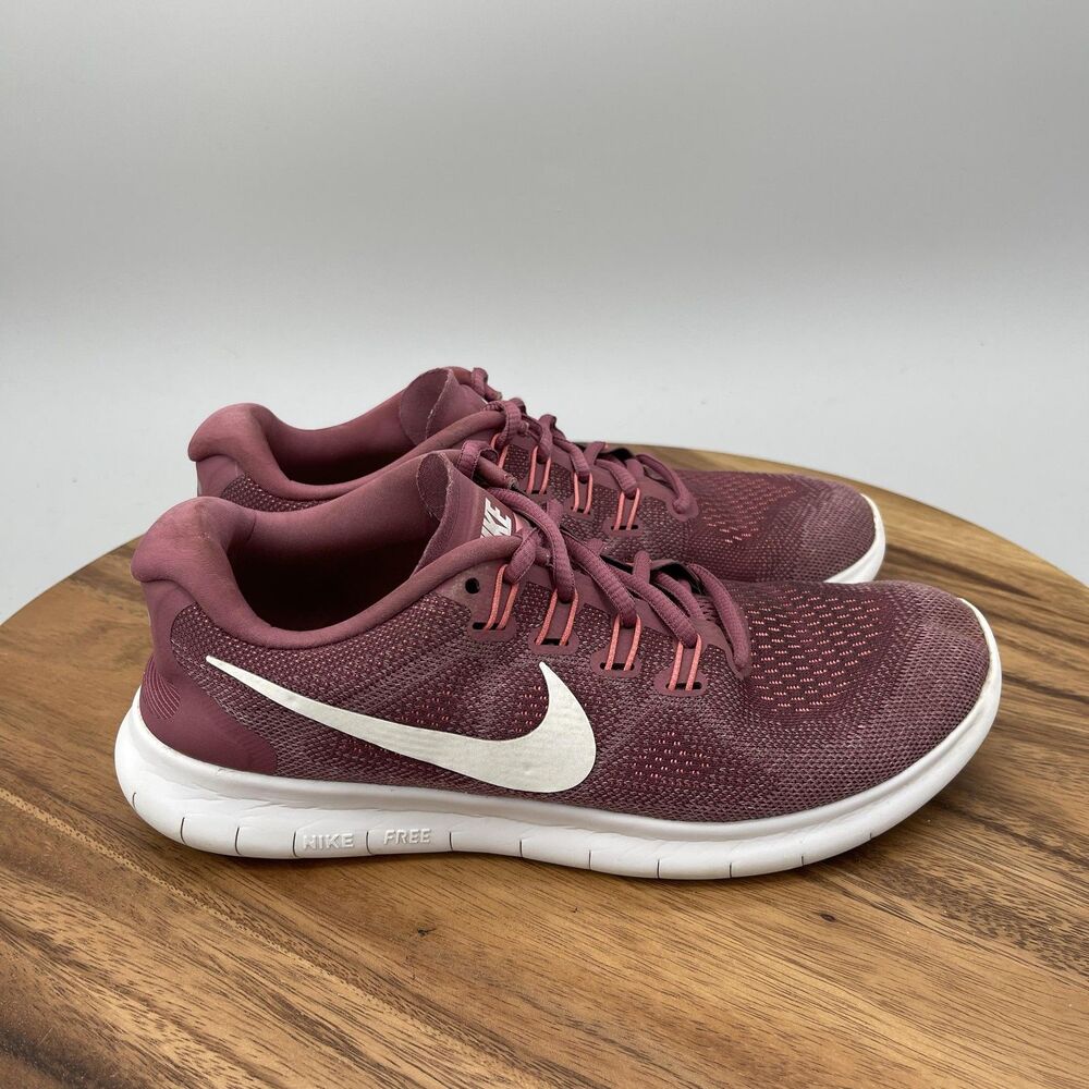 Nike Free RN Shoes Womens Size 8.5 Red Running Comfort Walking Gym Sneakers